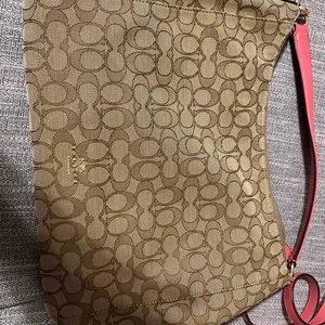 Authentic medium sized crossbody/shoulder Coach bag